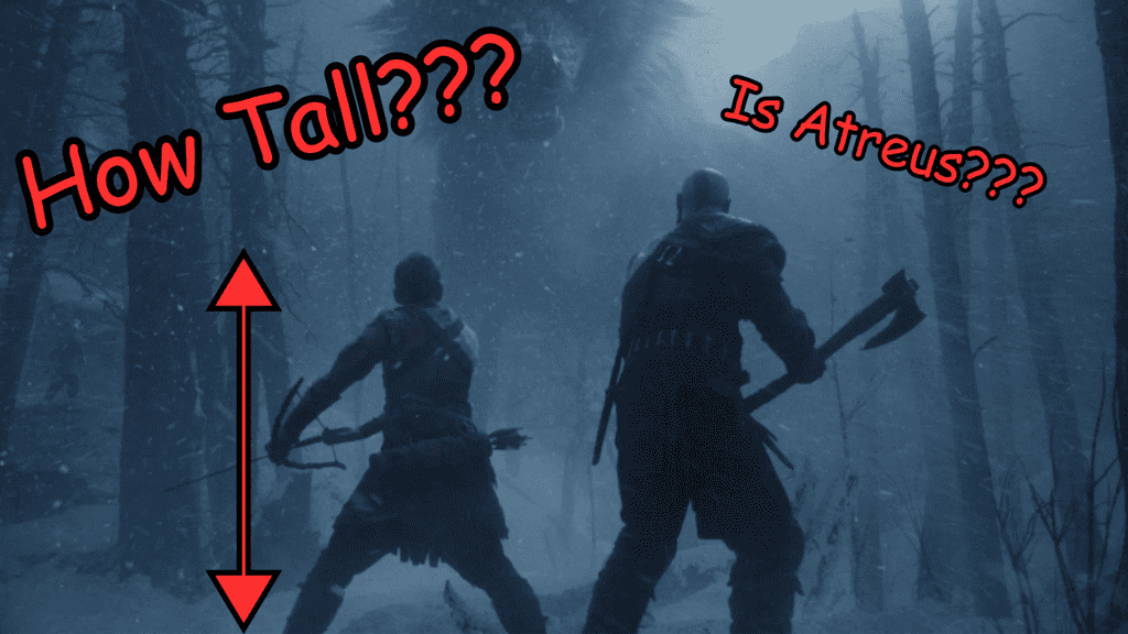 how tall is Atreus in God Of War Ragnarok