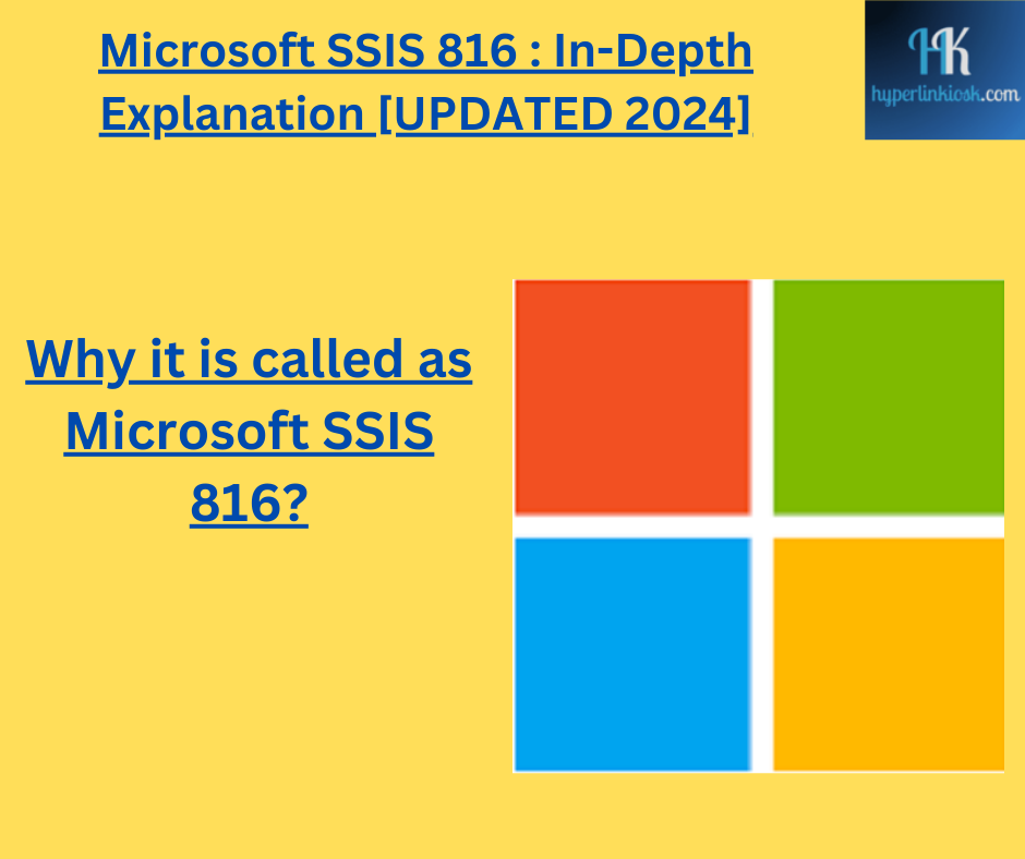 Microsoft SSIS 816